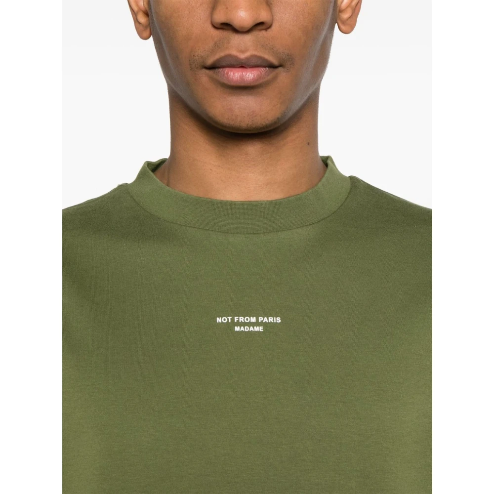 Drole de Monsieur Stijlvolle T-shirts en Polos Green Heren