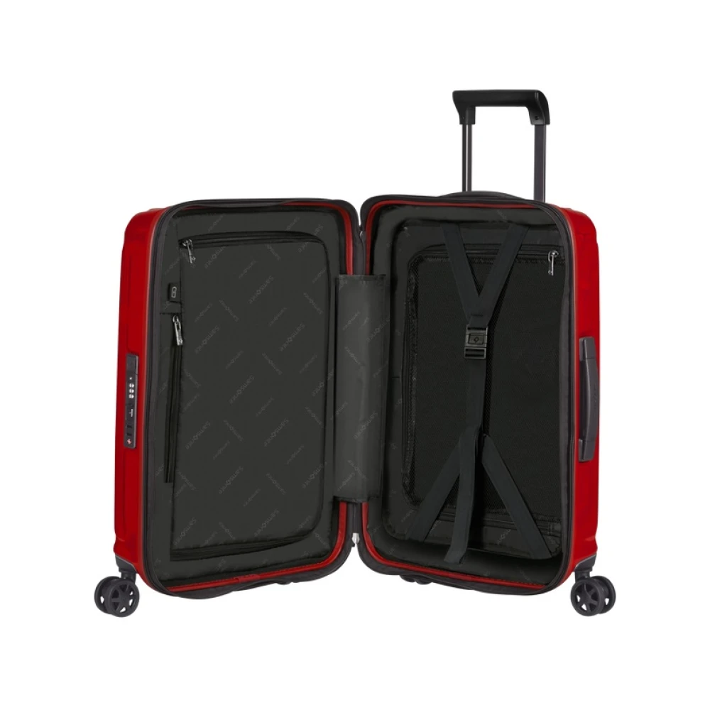 Samsonite Modern Vierkant Design Trolley Red Unisex
