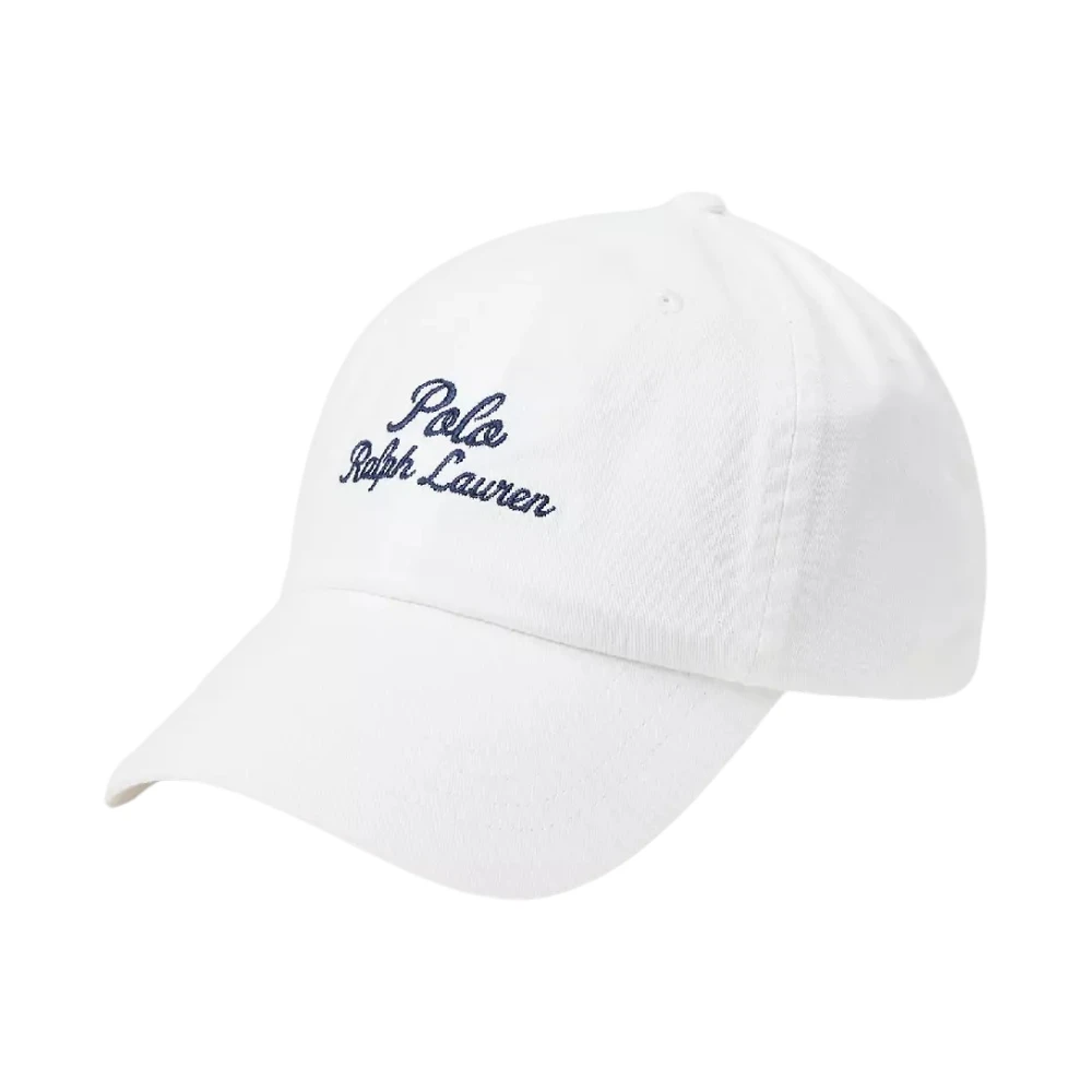 Ralph Lauren Twill Ball Cap White Dames