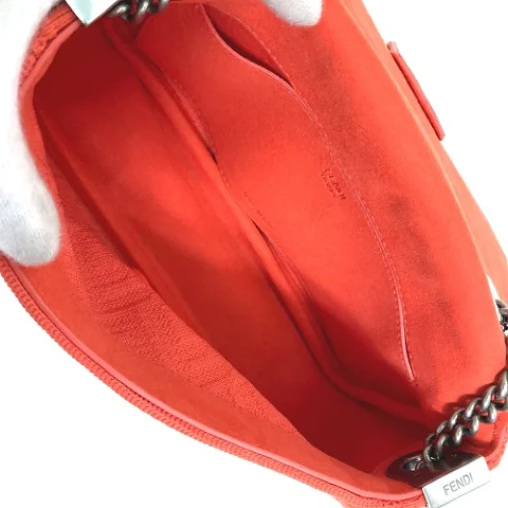 Fendi Vintage Pre-owned Canvas fendi-bags Red Dames