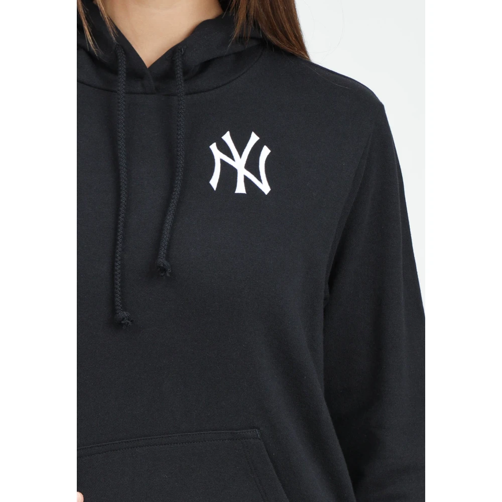 new era MLB New York Yankees League Essential Hoodie Zwart Black Dames