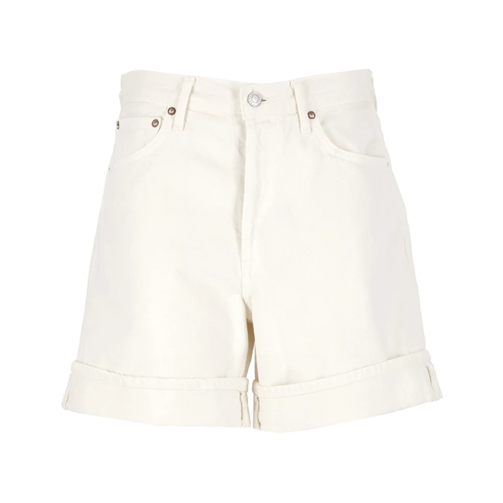 Agolde Short Shorts White Dames