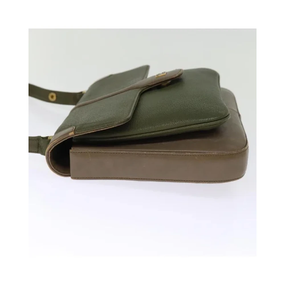 Givenchy Pre-owned Leather shoulder-bags Green Dames