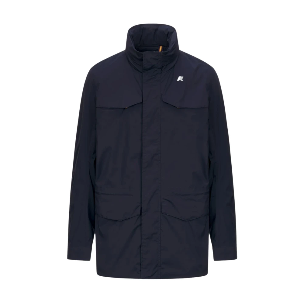 K-Way Mannelijk Blauw Manuel Short Field Jacket