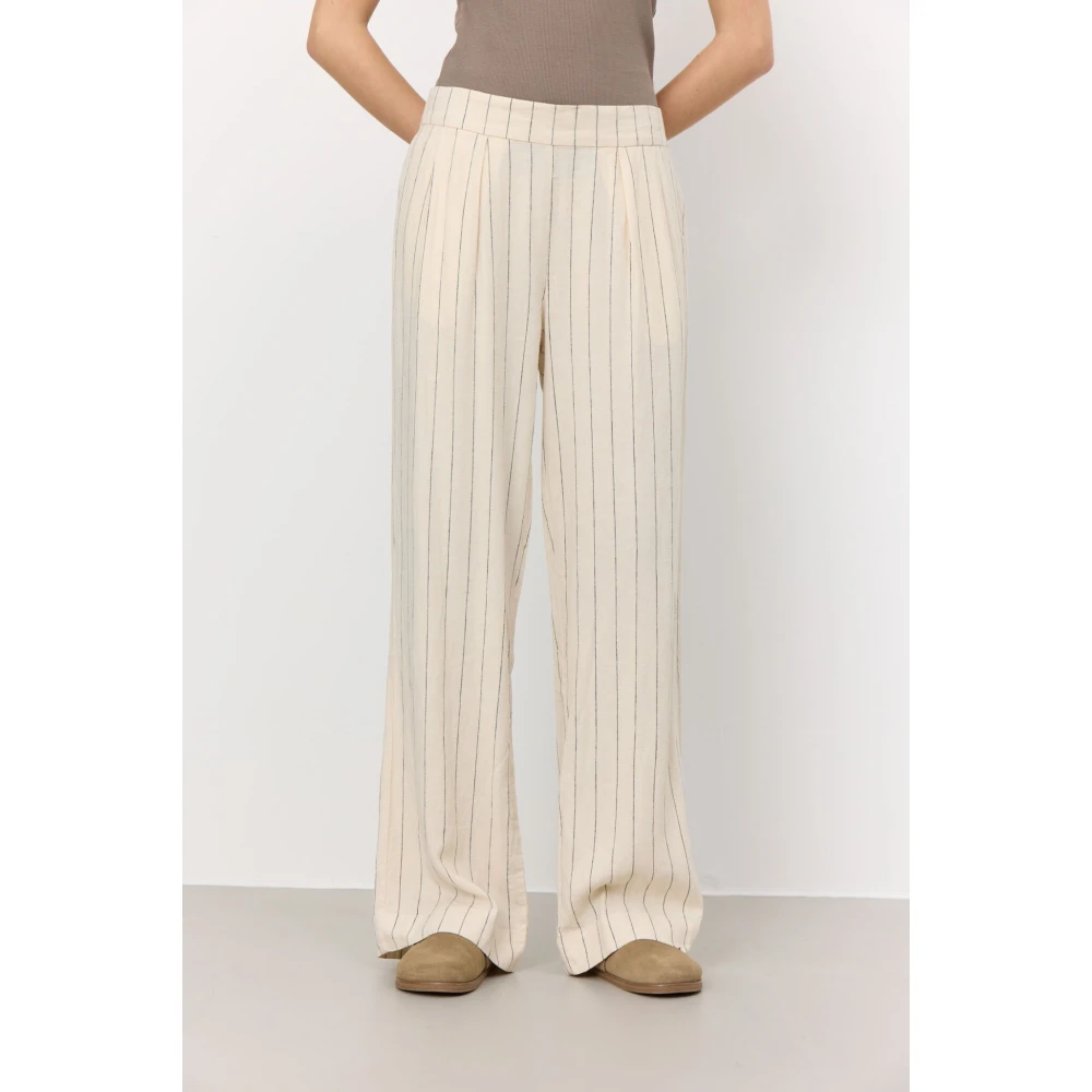 Levete Room Guddi 1 Broek in Turtledove Combi Beige Dames