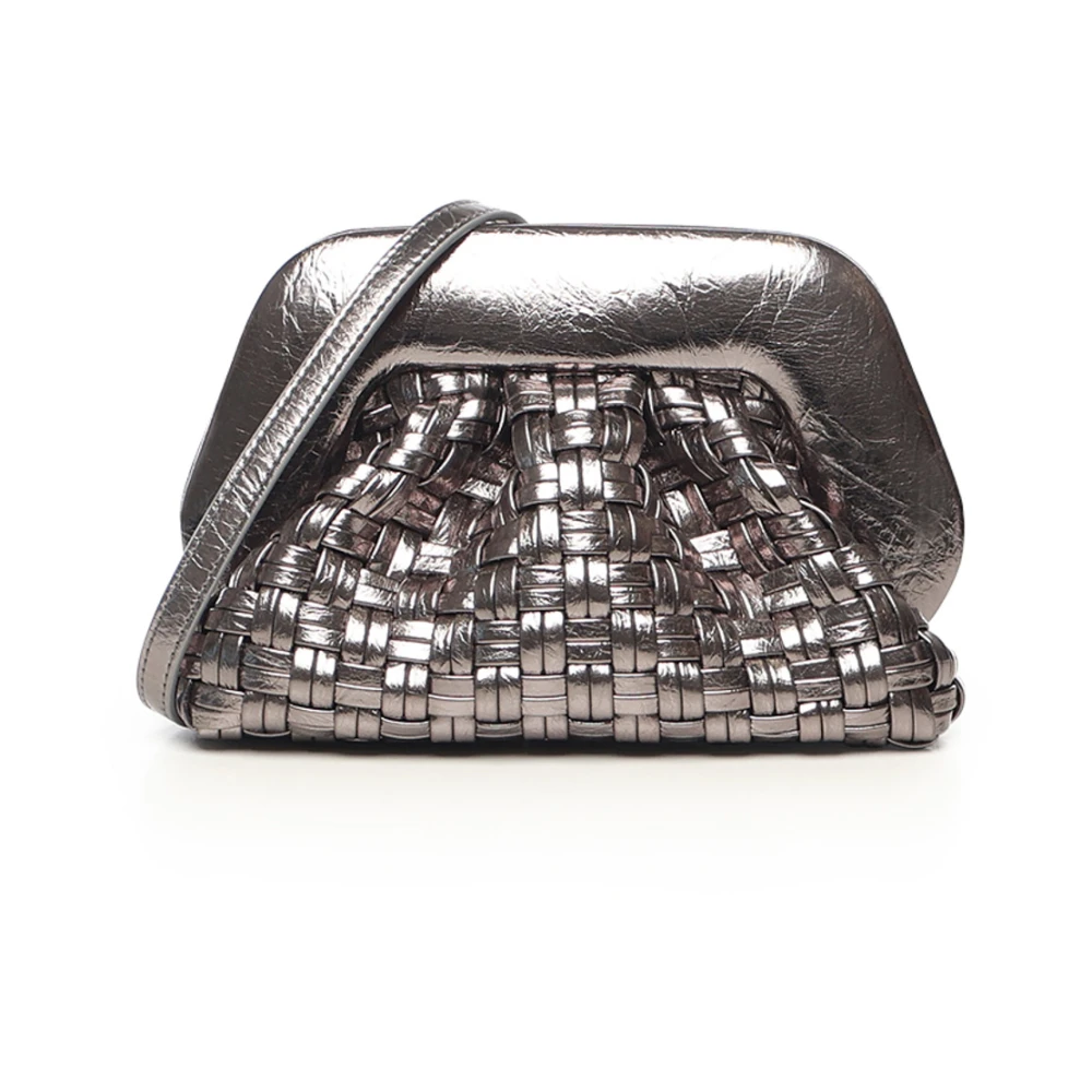 Themoirè Women's Gray Clutches, One Size, Tia Micro Pochette