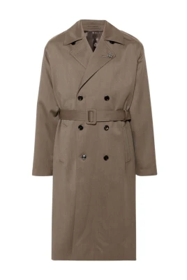 Stilren Trenchcoat i Kamel