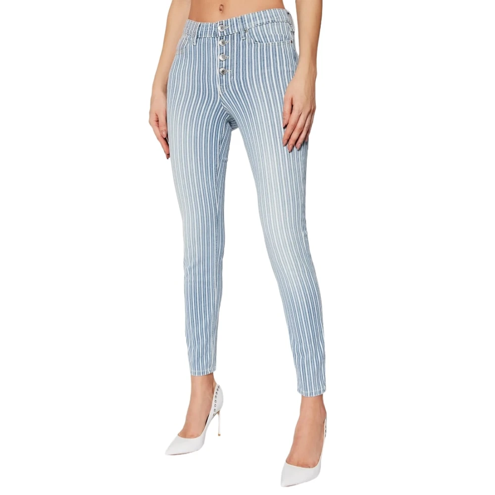 Guess Skinny Jeans Blue Dames