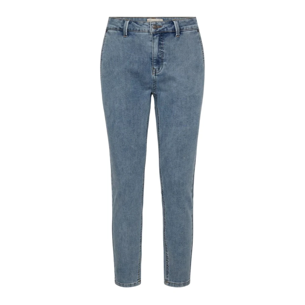 Freequent Stijlvolle Jane Jeans Lichtblauw Blue Dames