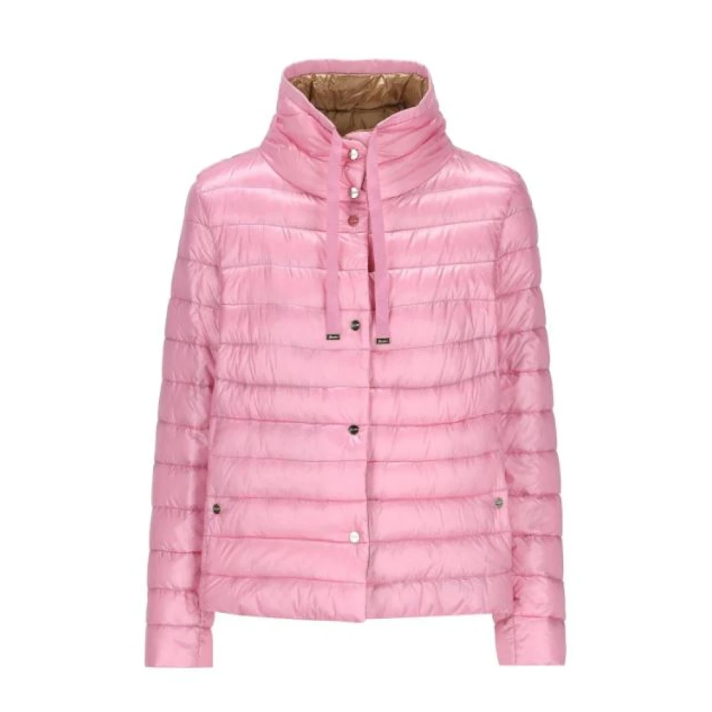 Herno Omkeerbaar Lichtgewicht Donsjack Pink Dames