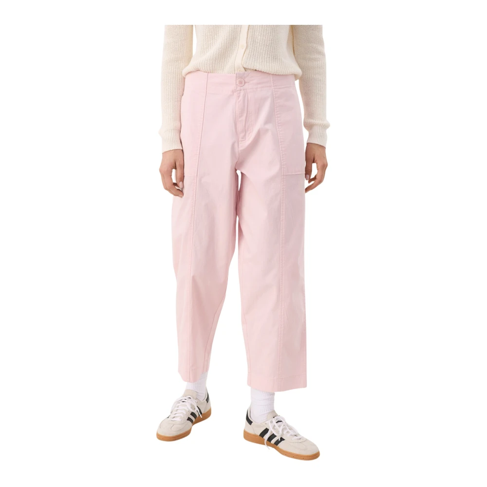 Part Two Moderne Lotus Broek met Wijde Pijpen Pink Dames