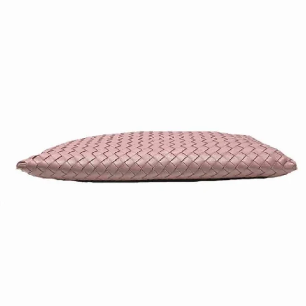 Bottega Veneta Vintage Pre-owned Leather clutches Pink Dames