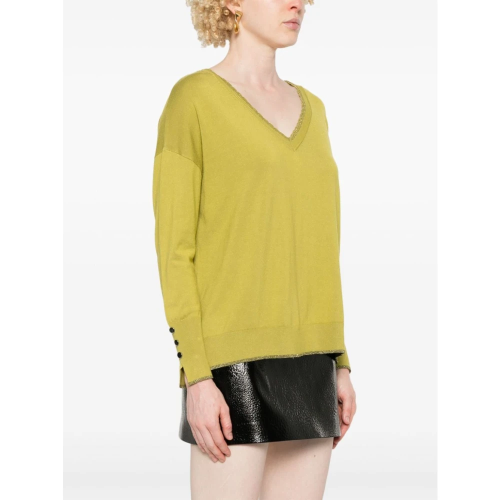 Liu Jo Stijlvolle Sweaters Collectie Green Dames