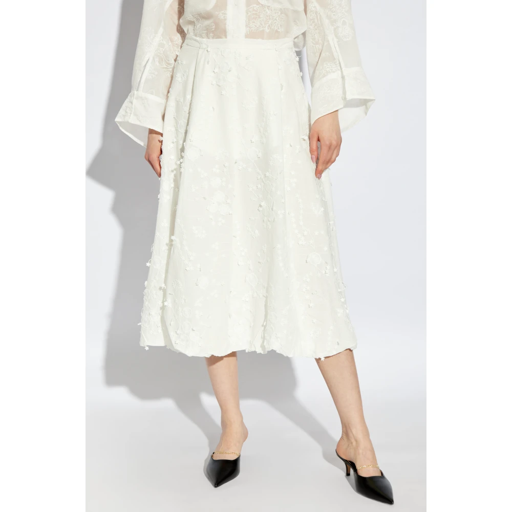 Munthe Bloemenprint rok 'Fiamma' White Dames