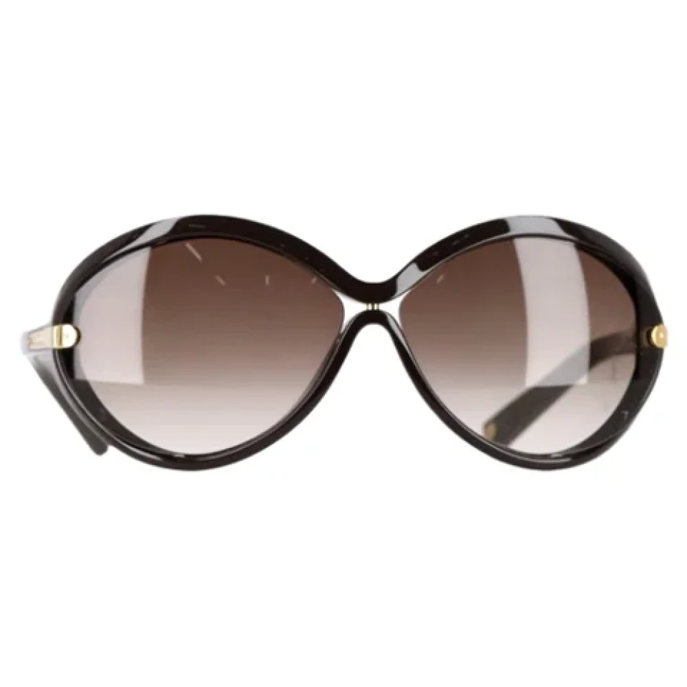 Louis Vuitton Vintage Pre-owned Plastic sunglasses Brown Dames