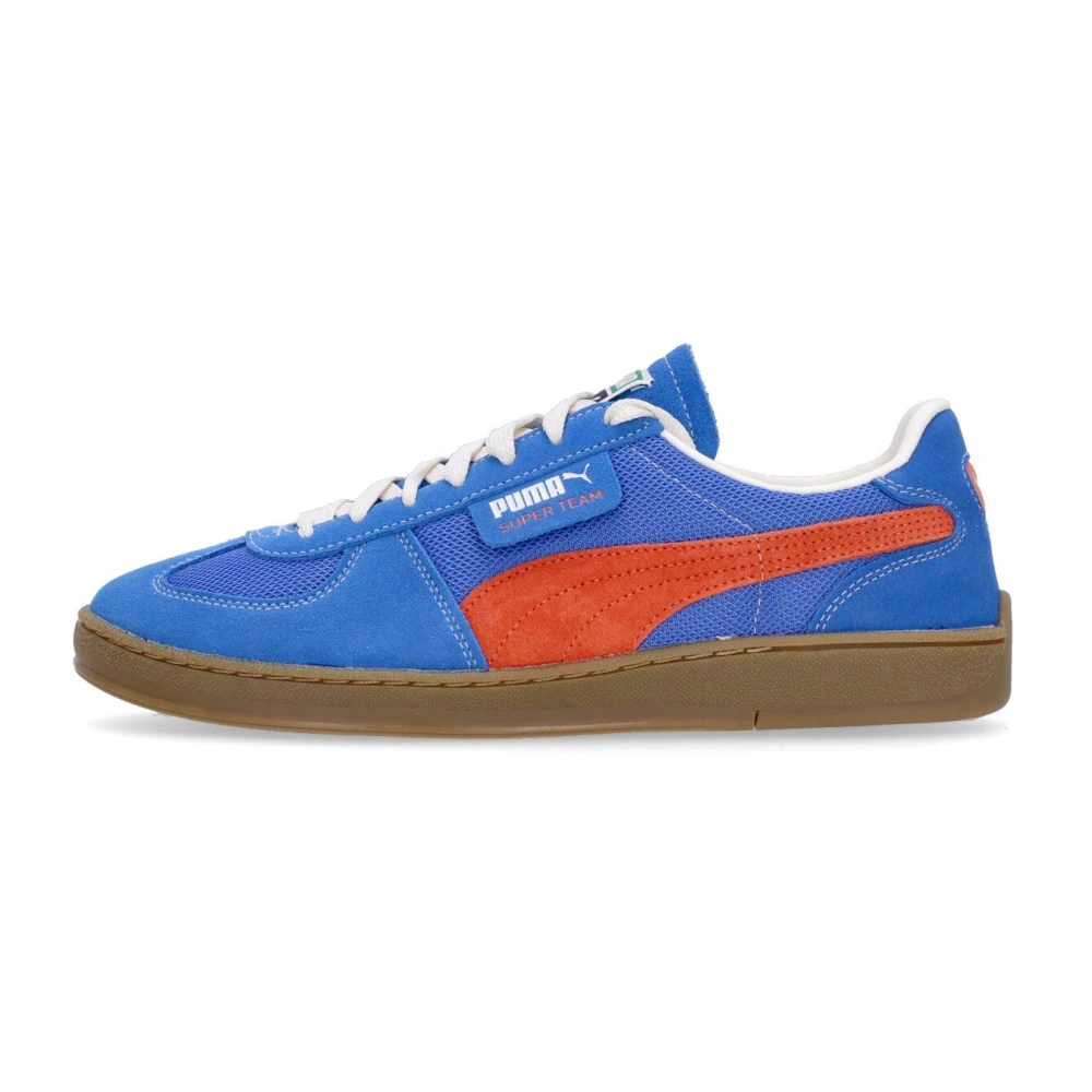 Puma Men's Blue /Orange Suede Low Shoe - Sneakers - 12 Uk - Shoes