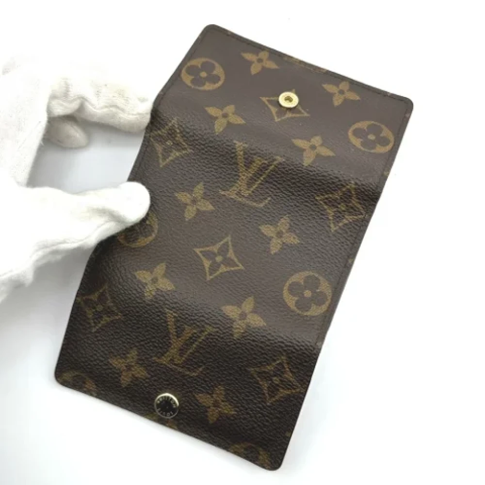 Louis Vuitton Vintage Pre-owned Fabric key-holders Brown Dames