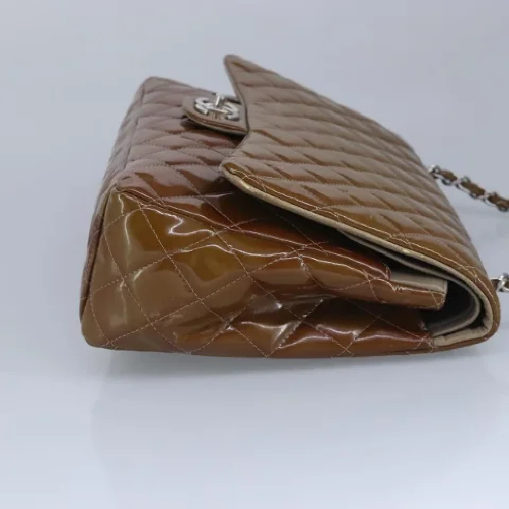 Chanel Vintage Pre-owned Canvas chanel-bags Brown Dames