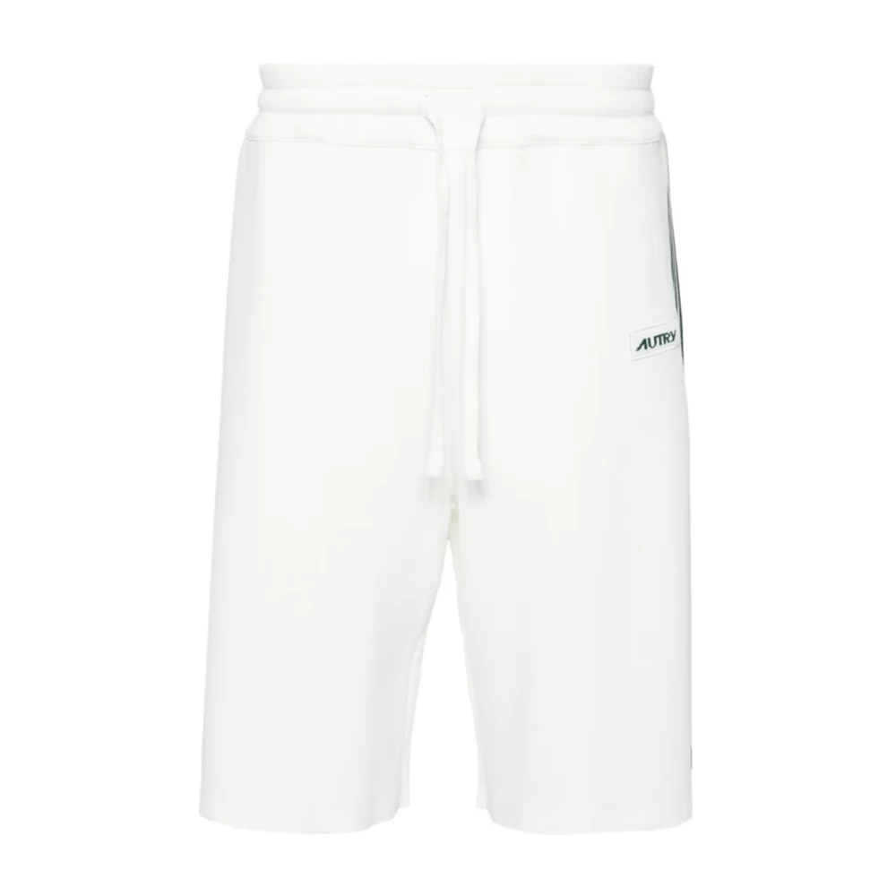 Autry Shorts met elastische tailleband en zijstrepen White Heren