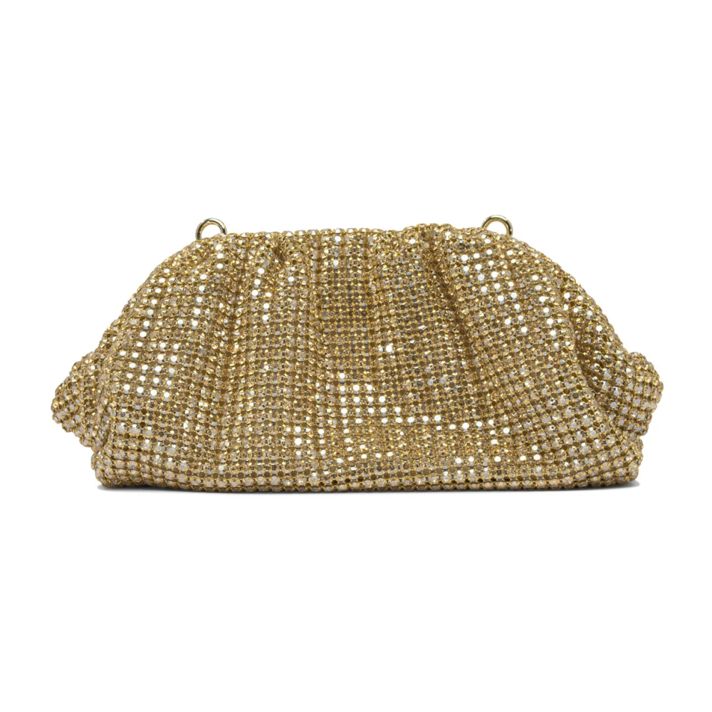 Self Portrait Women's Gold Chainmail Clutch Bag