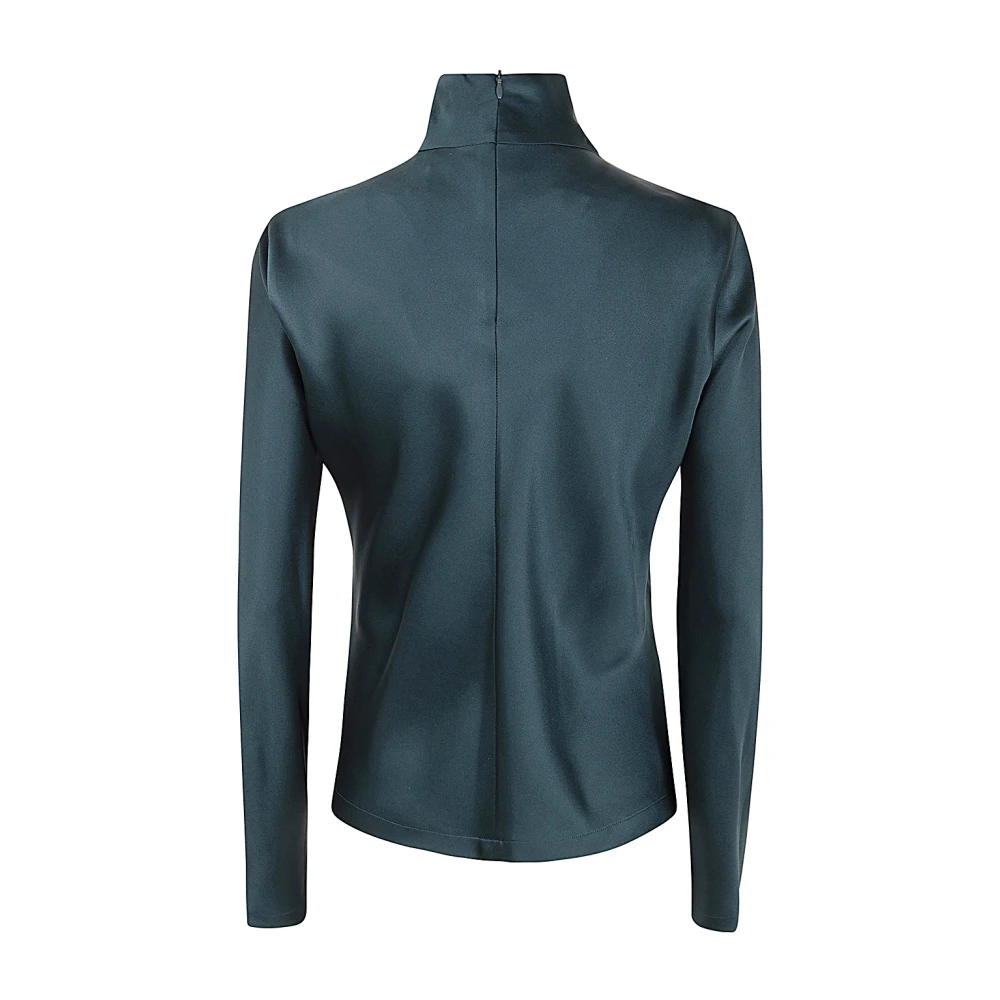 Giorgio Armani Bos High Neck Shirt Green Dames