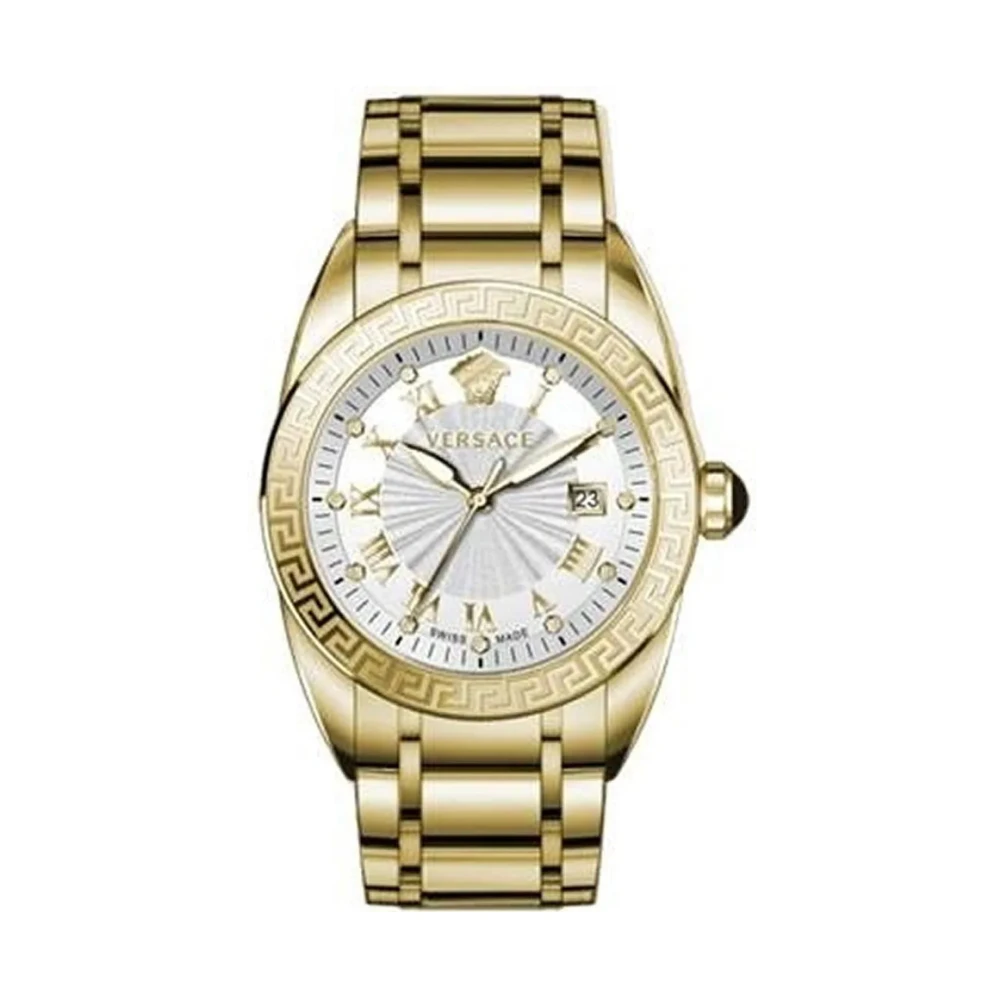 Versace Analog Watch - Male - Watches - Yellow - One Size - Accessories