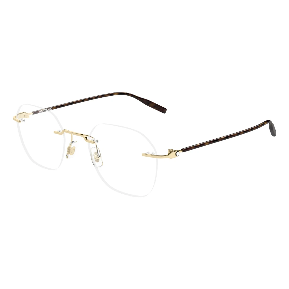 Montblanc Men's Yellow Glasses, 50 Mm, Mb0471o Optical Frame