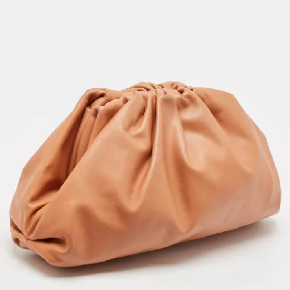 Bottega Veneta Vintage Pre-owned Leather clutches Brown Dames
