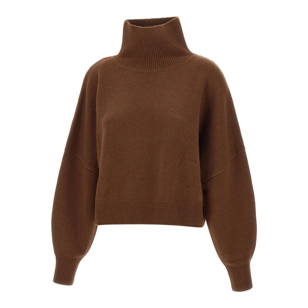 Loulou Studio Women's Brown Luke Turtleneck Sweater