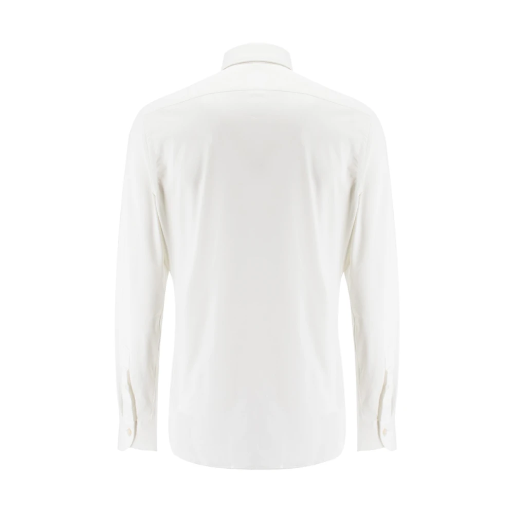 Xacus Strijkvrij Slim Fit Overhemd White Heren
