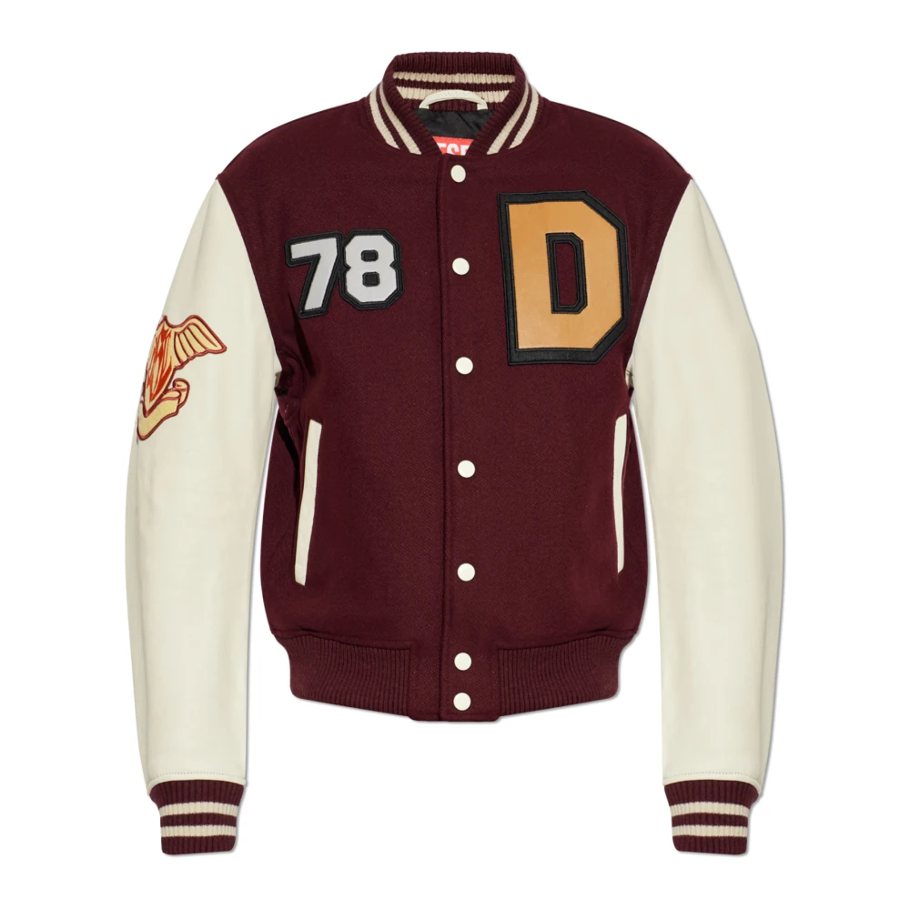 Diesel Uomo Rosso Giacche, Xs, New,