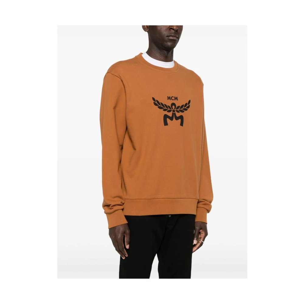 MCM Mhafsmm02 Sweatshirt Brown Heren