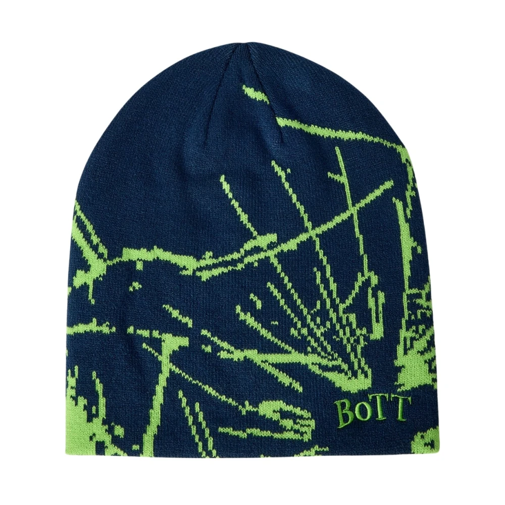 Bott Shattered Skull Beanie Hat - Mann Hats Navy One Size - Immagine 2