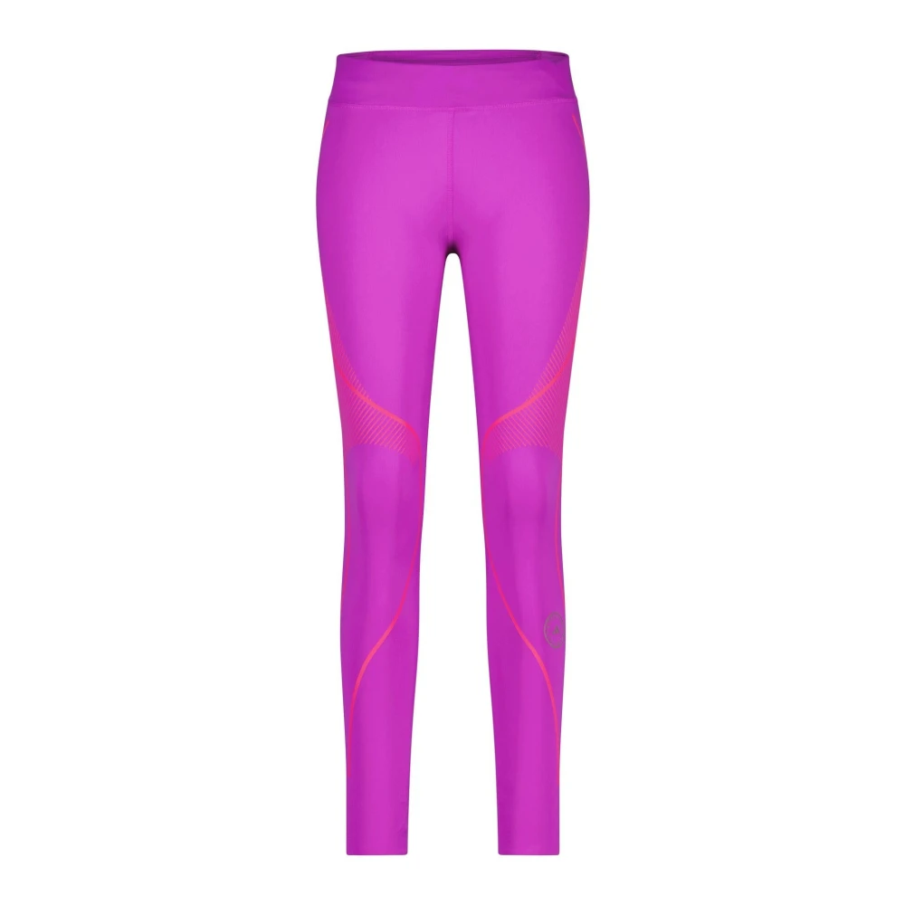 adidas by stella mccartney Active Leggings met Abstract Print Purple Dames