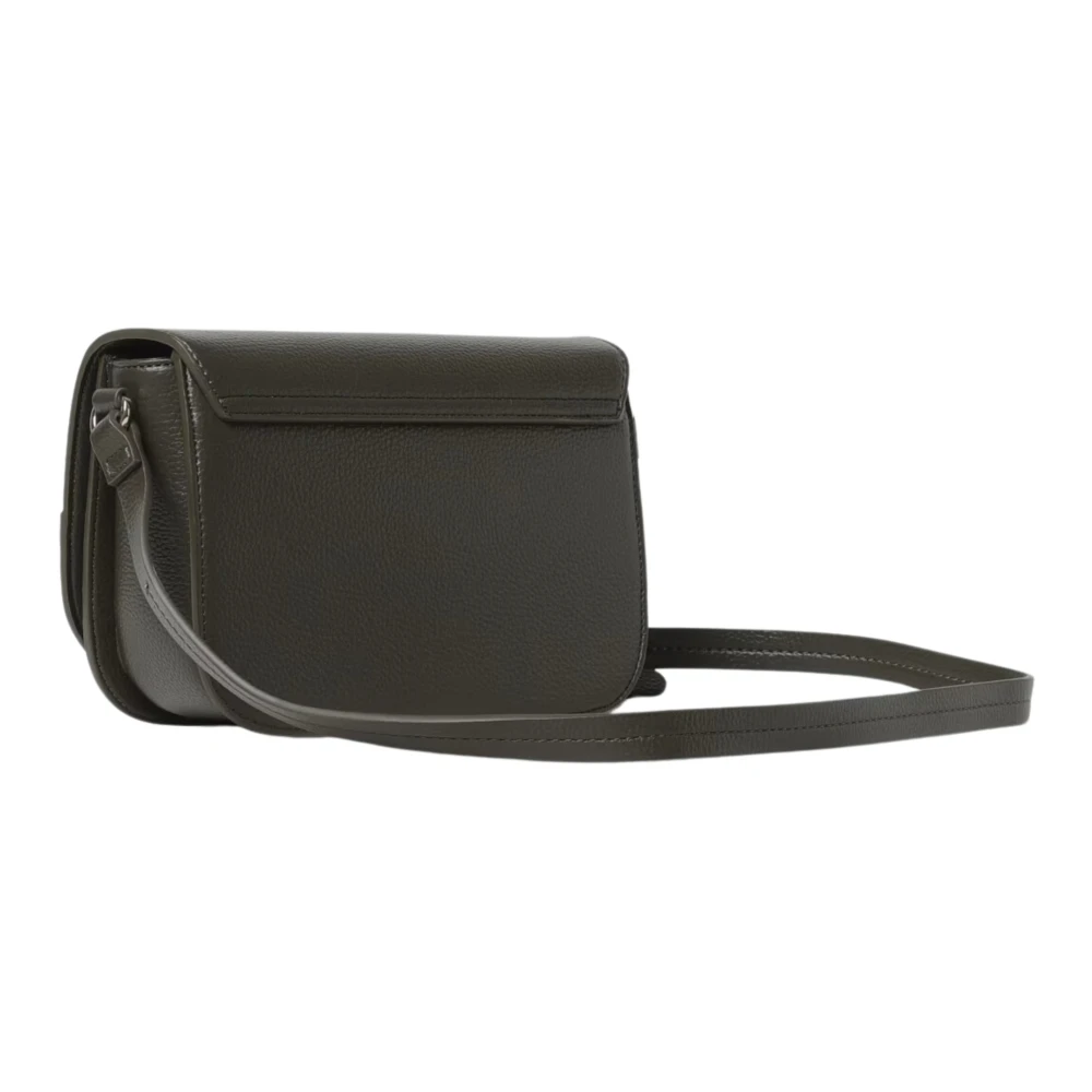 Twinset Schoudertas van glad synthetisch leer Green Dames