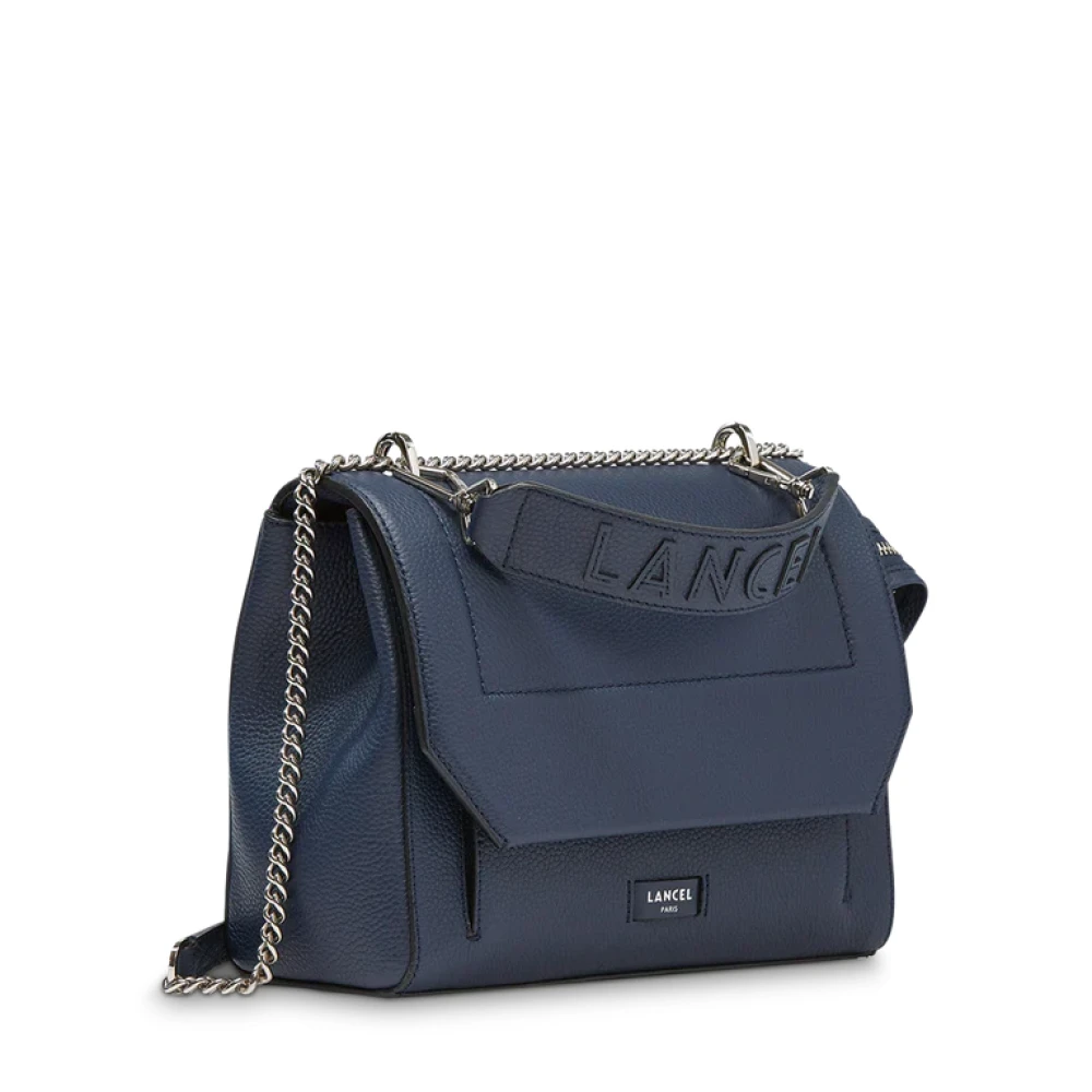 Lancel Blauwe leren crossbodytas Ninon Blue Dames