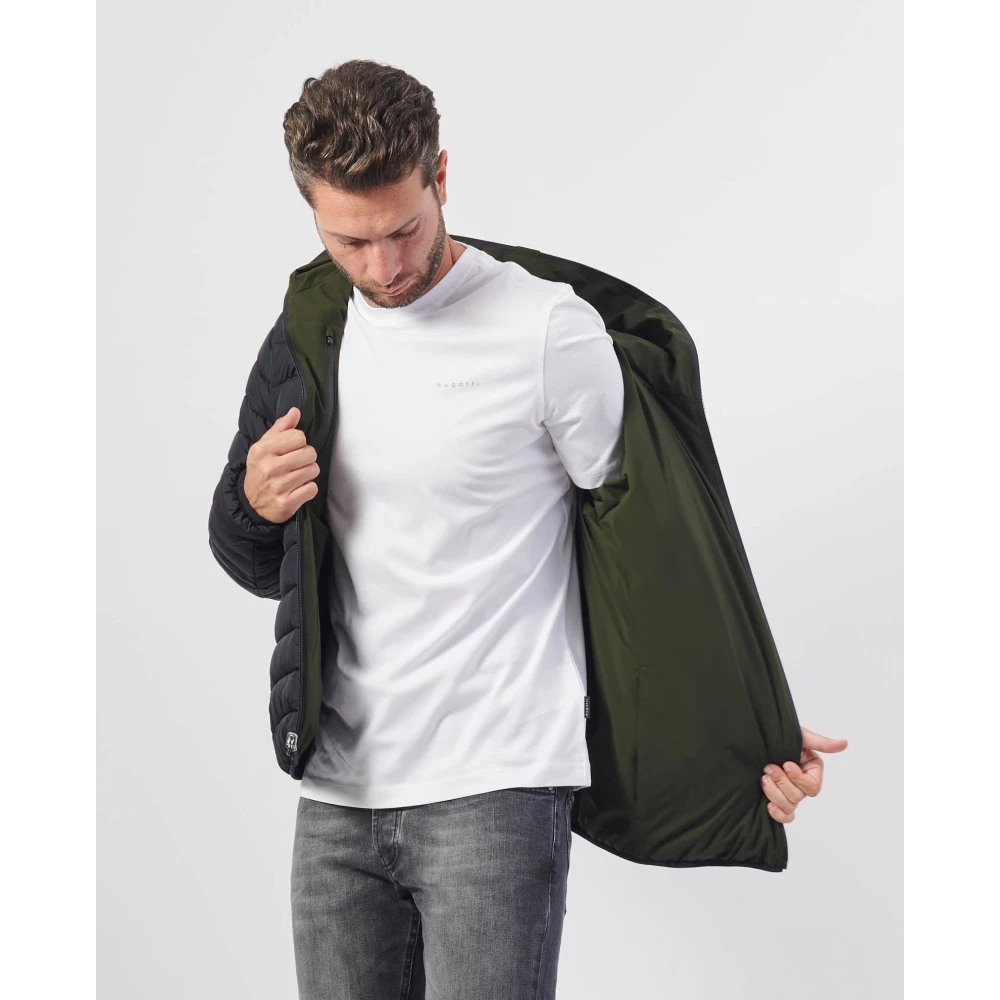 Save The Duck Omkeerbare Groene Jas met Rits Green Heren