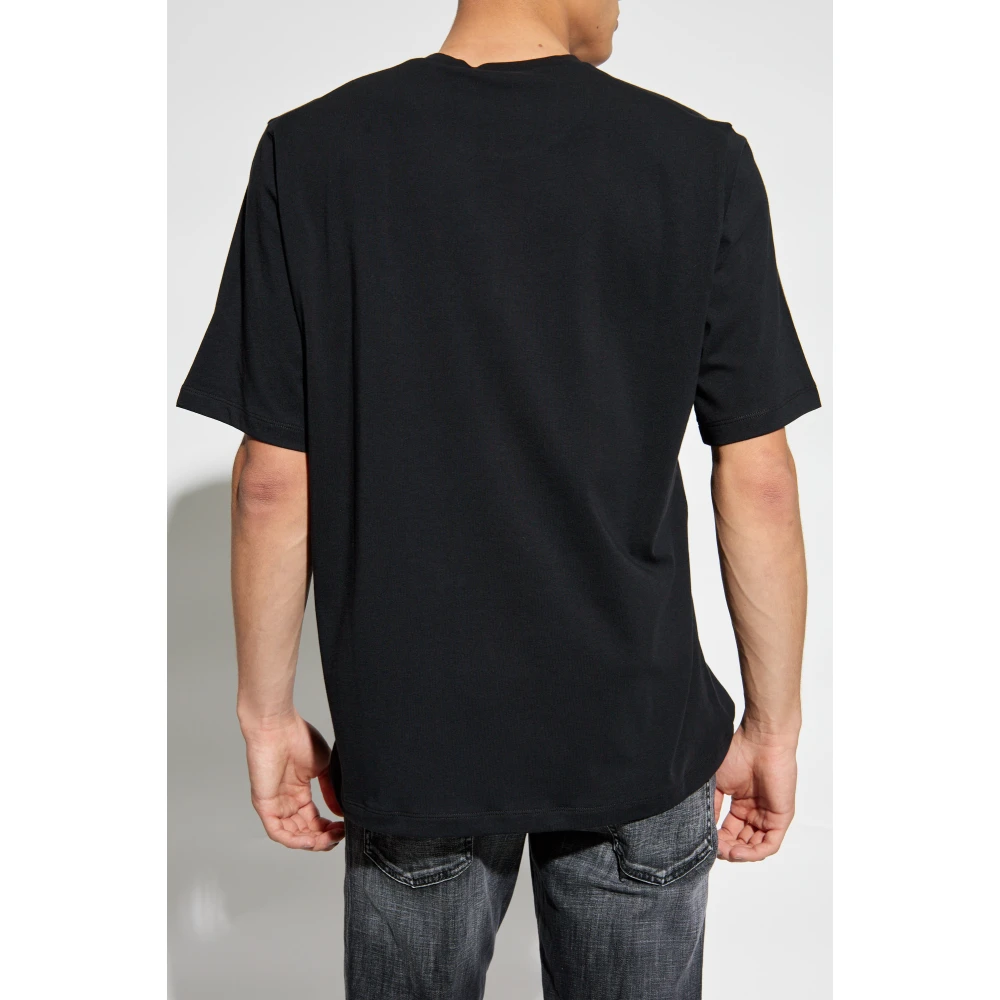 Dsquared2 T-shirt met logo Black Heren