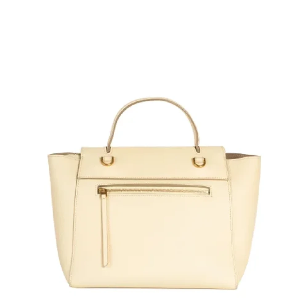 Celine Vintage Pre-owned Leather celine-bags Yellow Dames