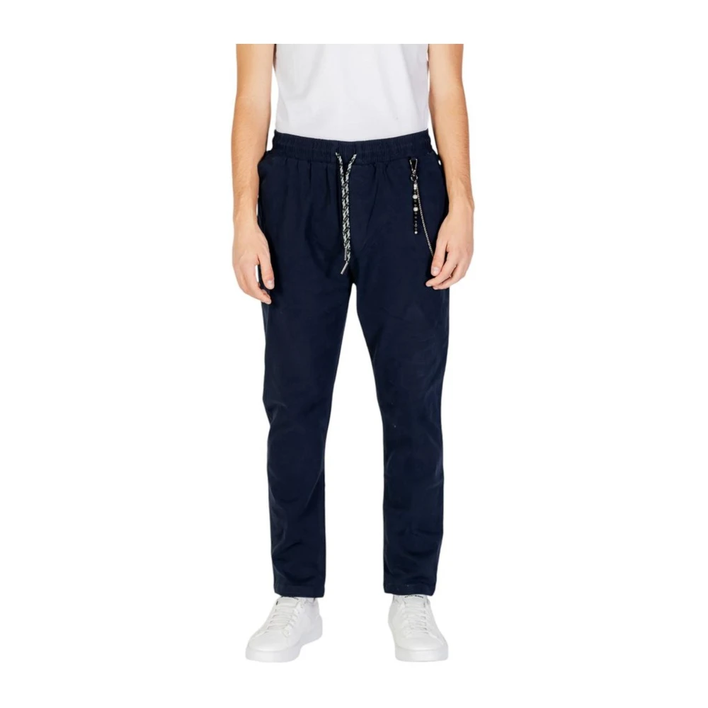 Gianni Lupo Stretch Katoenen Jeans en Broeken Collectie Blue Heren