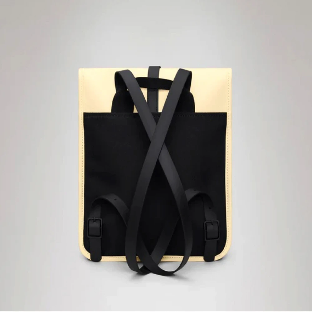 Rains Waterdichte PU Rugzak met Klep Beige Heren