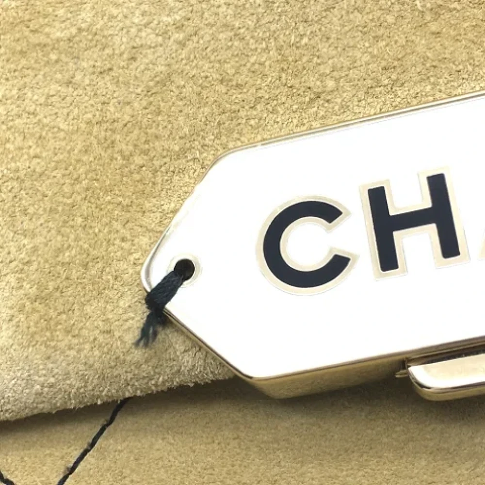 Chanel Vintage Pre-owned Leather chanel-bags Beige Dames