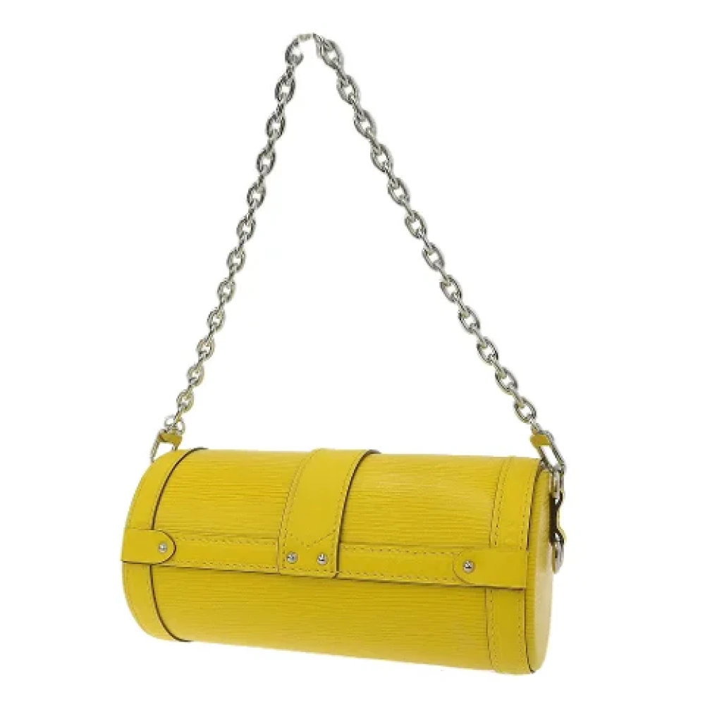 Louis Vuitton Vintage Pre-owned Fabric louis-vuitton-bags Yellow Dames
