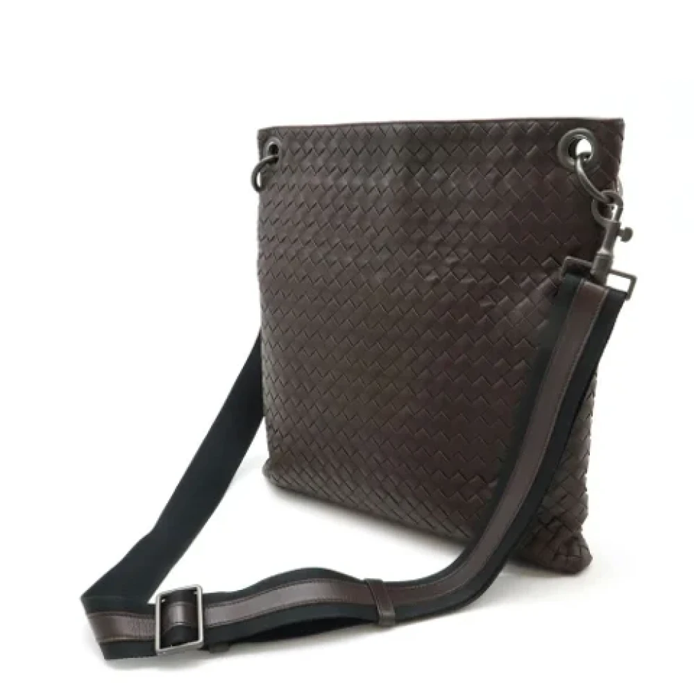 Bottega Veneta Vintage Pre-owned Leather shoulder-bags Black Dames