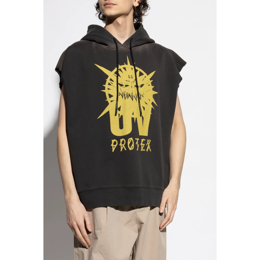 44 Label Group Bedrukte Sweatshirt Gray Heren
