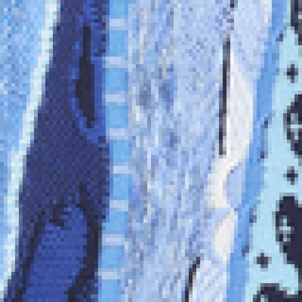 carlo colucci Kleurrijke Geometrische Gebreide Trui Blue Heren