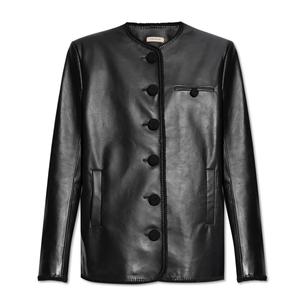 Jackets > Leather Jackets - - The Mannei - Modalova