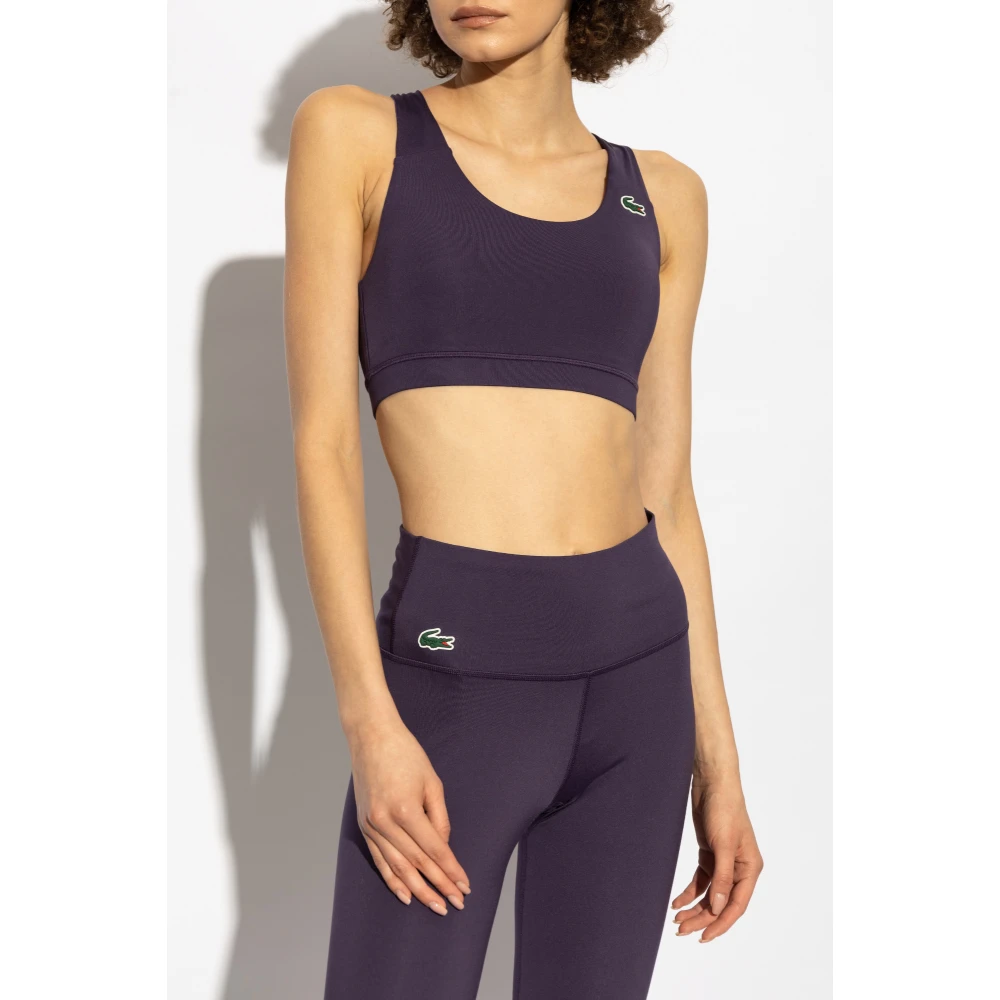 Lacoste Sportbeha Purple Dames