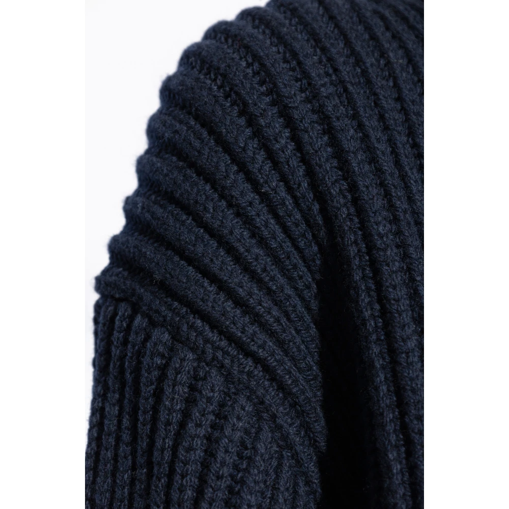 Jil Sander Wollen coltrui Blue Dames