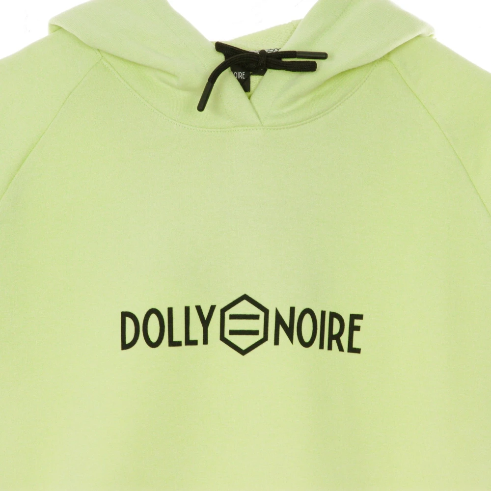 Dolly Noire Logo Hoodie Mint Lichtgewicht Hoodie Green Heren